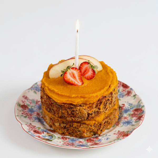 Pastel con decoración de Frutas